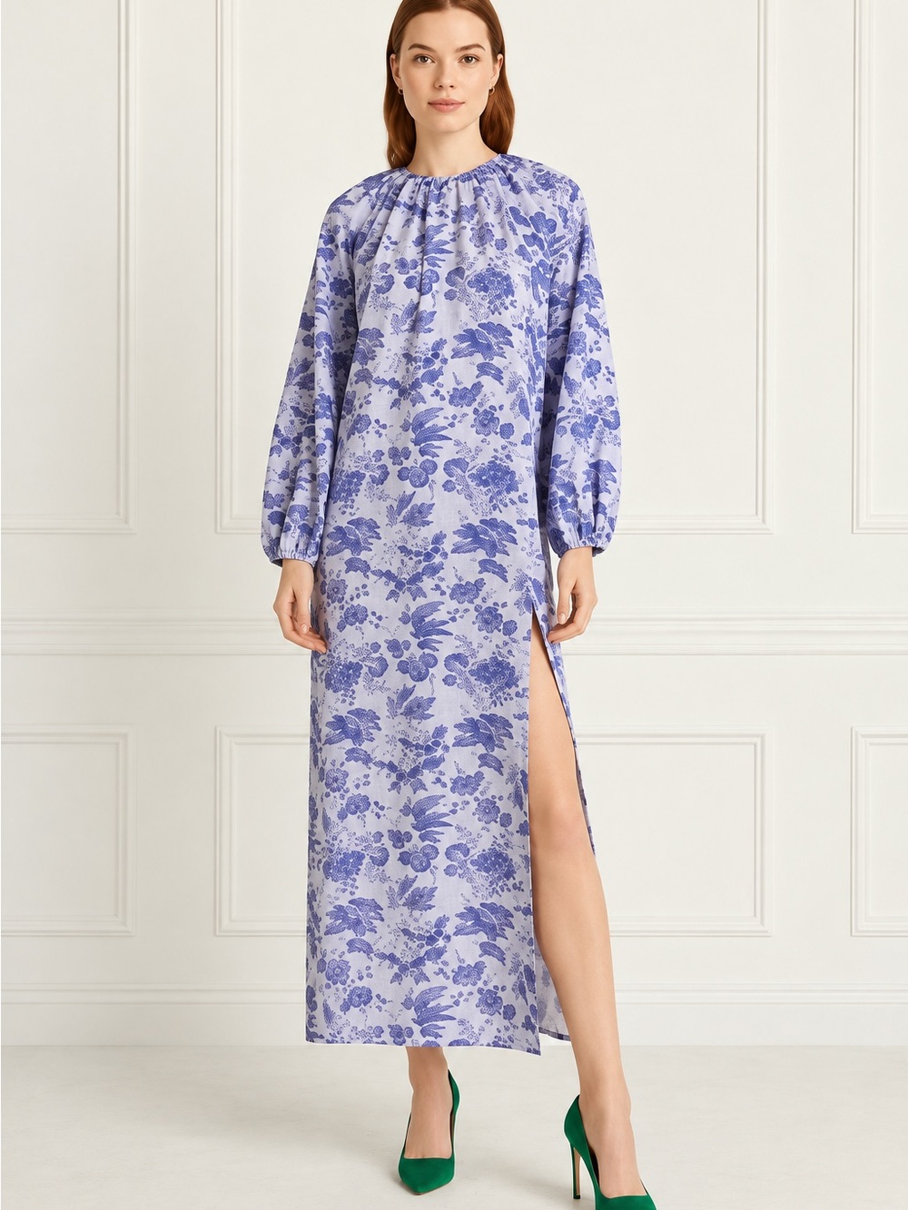NWT Hill House Home The Simone Dress Lilac Tonal Floral – Size S